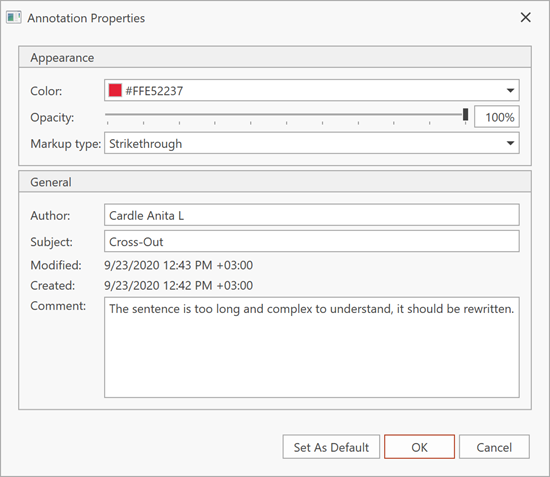 AnnotationPropertiesDialog