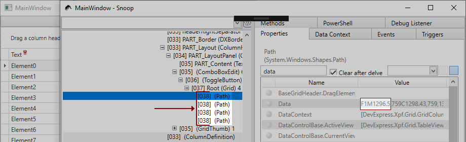 GridControl Templates - Snoop