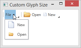 Displaying Glyphs | WPF Controls | DevExpress Documentation