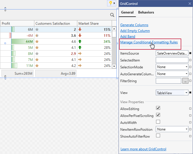 Conditional Formatting Manager Quick Actions