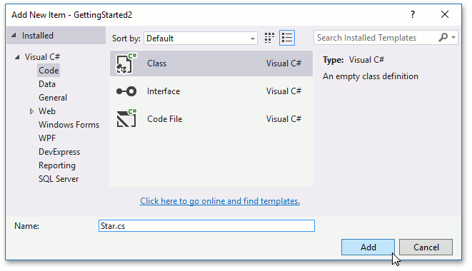 Chart3D-GettingStarted-2-AddStarClass