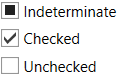 Checkedit Three States