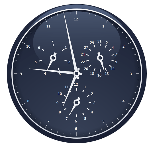 Circular gauge with multiple scales