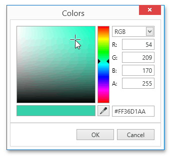 ColorEdit Visual Elements More Colors Dialog