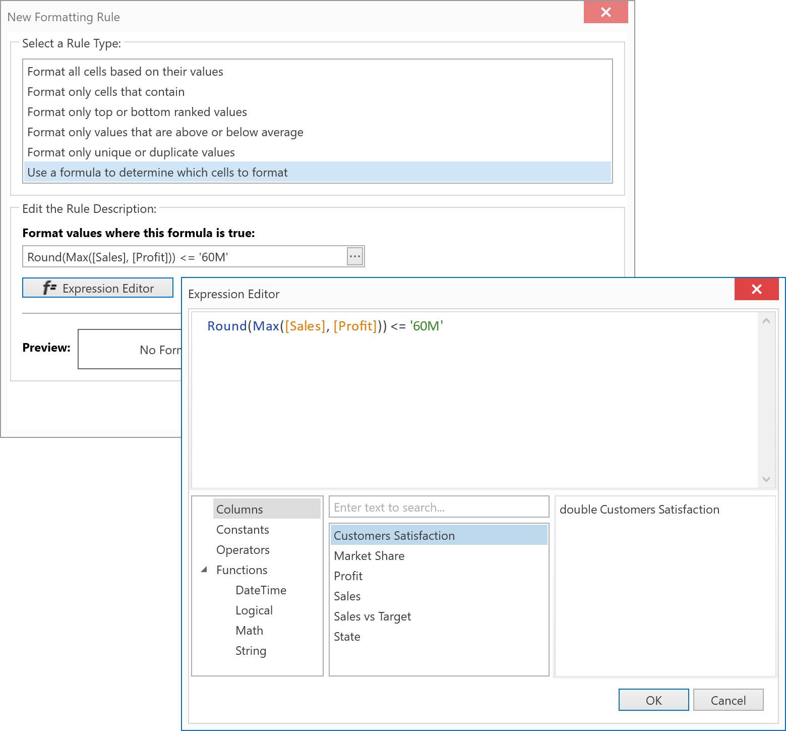 Conditional Formatting Rules Manager | WPF Controls | DevExpress ...