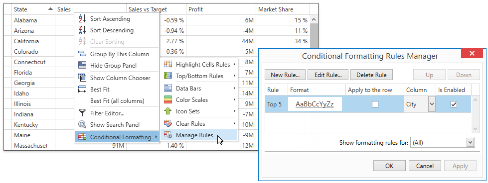 ConditionalFormattingManagerOpening