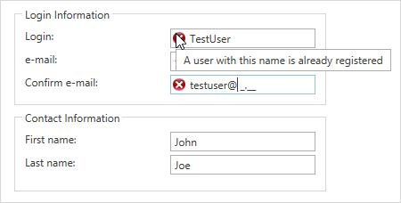 Masked Input and Data Validation