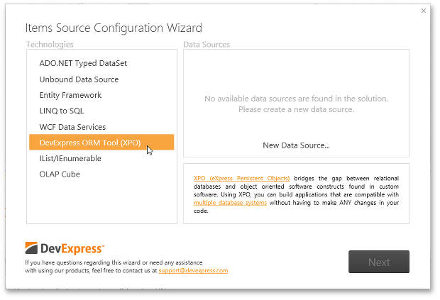 DataSourceConfigurationWizard_XPO