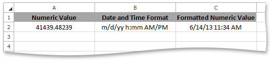 DateAndTimeValues