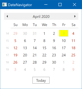 DateNavigator - PriorityIndex property