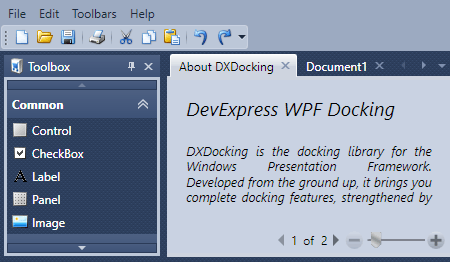 Dock Windows - Basics