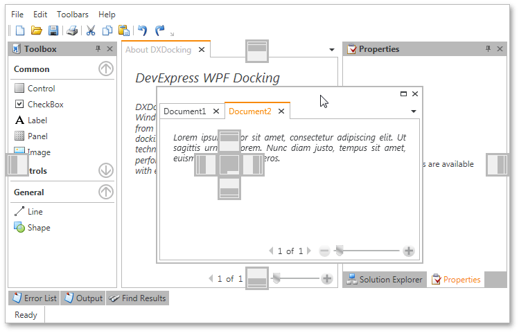 DockLayoutManager - FloatingDocumentContainer Dragging