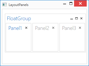 LayoutPanels in the Float Group