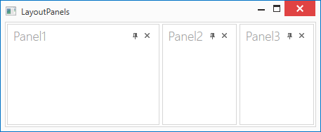 LayoutPanels side-by-side with the LayoutGroup