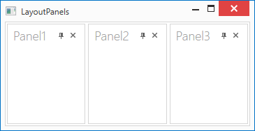 LayoutPanels side-by-side with other LayoutPanels