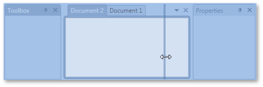 DockLayoutManager - Shadow Resizing