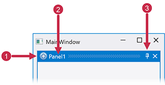 WPF DockLayoutManager - Layout Panel Caption