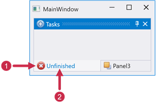 WPF DockLayoutManager - Layout Panel Tab Caption