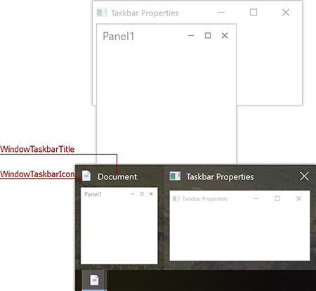 DockLayoutManager - WindowTaskBarTitle and WindowTaskBarIcon Properties