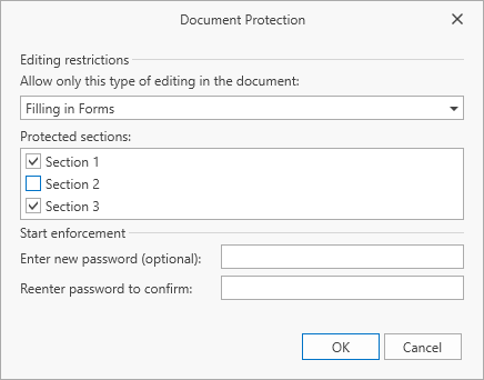 Rich Text Editor - Document Protection