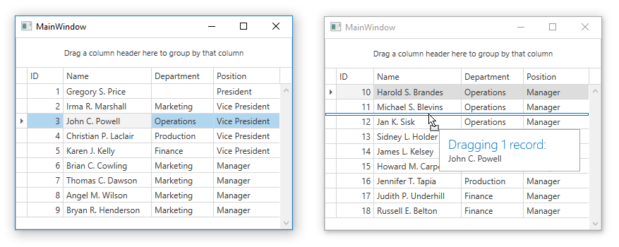 Drag And Drop Between Applications Wpf Controls Devexpress Documentation