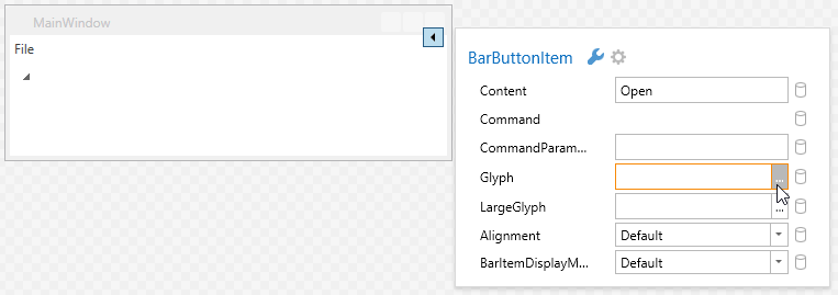 dx-bars-getting-started-20-sub-menu-hidden-button-smart-tag-panel-glyph-focused