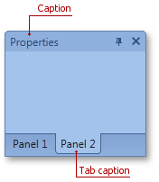 DXDocking Captions And TabCaptions