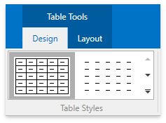 DXRichEdit_Ribbon_TableStyles