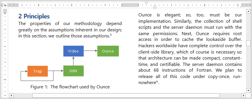 Shapes in the Rich Text Editor