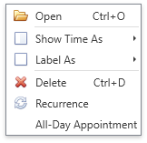 DXScheduler_ContextMenu_Appointment_Result