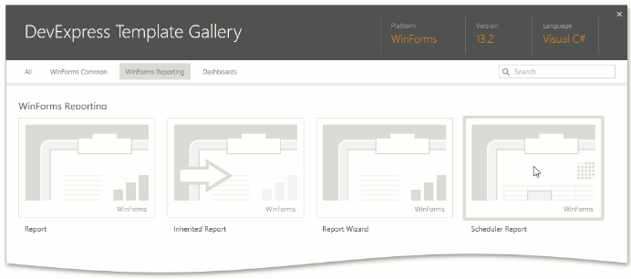 DXScheduler_DevExpressTemplateGallery_WinFormsReporting