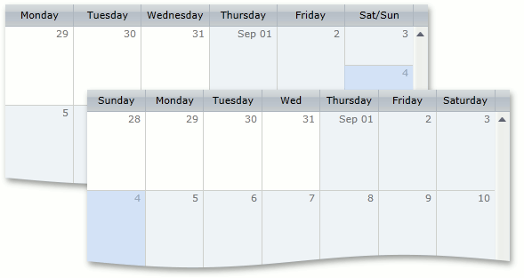 DXScheduler_MonthView_CompressWeekend_FirstSunday1