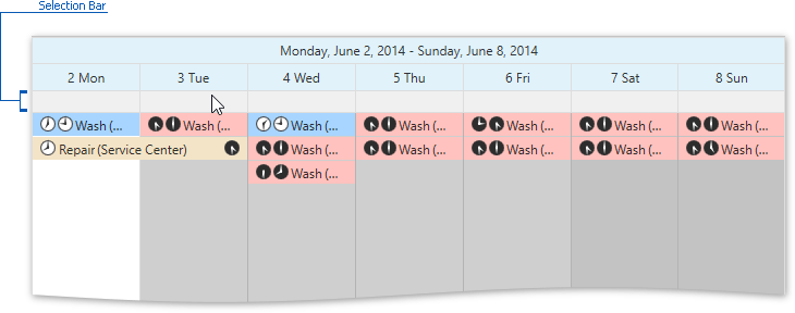 DXScheduler_SelectionBar