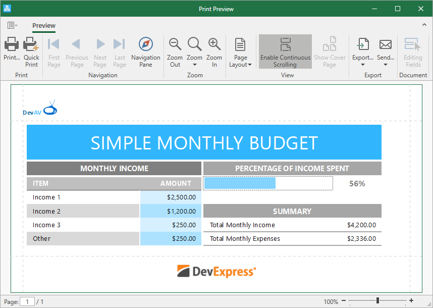 WPF Spreadsheet - Add a picture to headers and footers