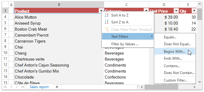 DXSpreadsheet_AutoFilter_ApplyTextFilter