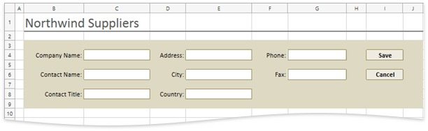 DXSpreadsheet_DataBinding_DataEntryForm