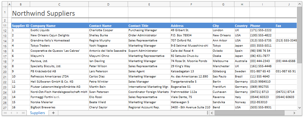 DXSpreadsheet_DataBinding_ResultingApplication