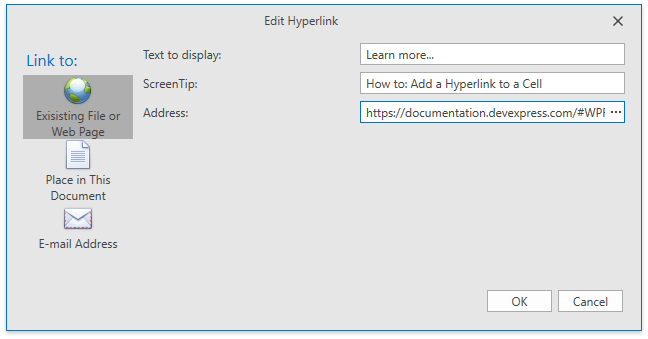 DXSpreadsheet_Dialogs_EditHyperlink