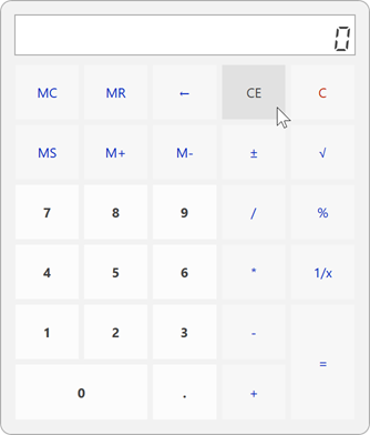 Calculator - Appearance Properties