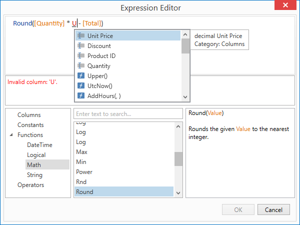 ExpressionEditorAutoComplete