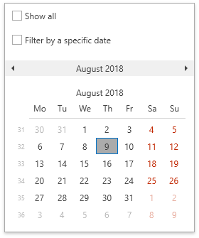 FilterDropDownDateCompact