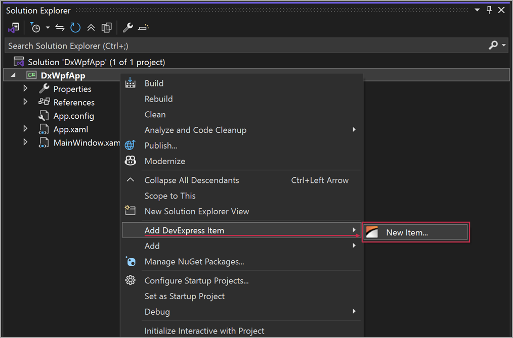 TemplateGallery - Add New Item