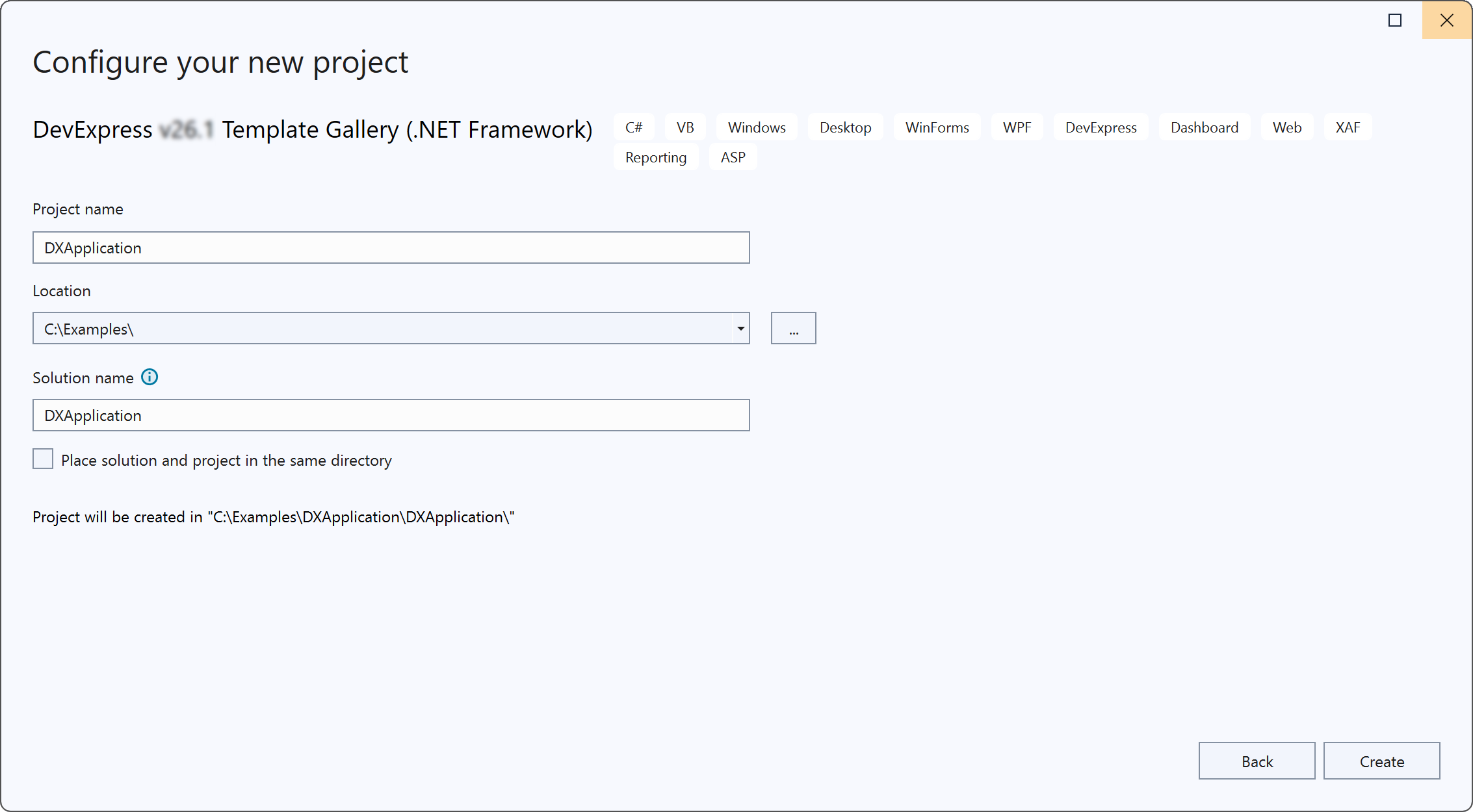 Template Gallery (.NET Framework) | WPF Controls | DevExpress Documentation