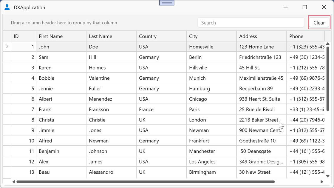 Search Panel Right Content