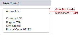 Group Box - DisplayMode Light