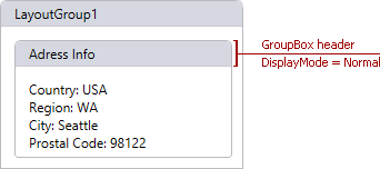 Group Box - DisplayMode Normal