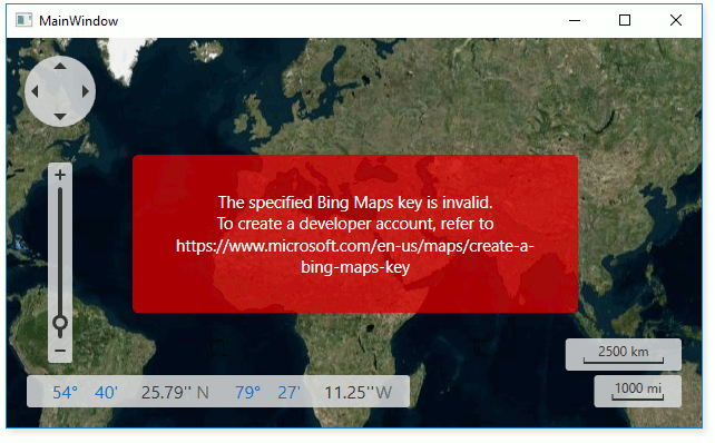 How To Get A Bing Maps Key Wpf Controls Devexpress Documentation