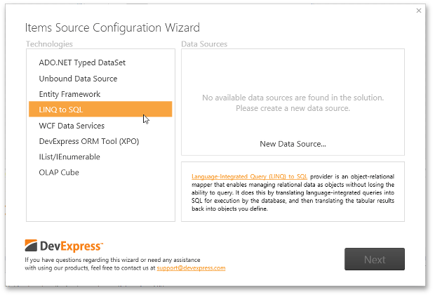 ItemsSourceConfigurationWizard_Linq