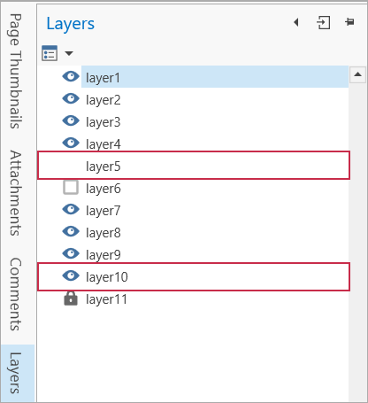 Locked layers