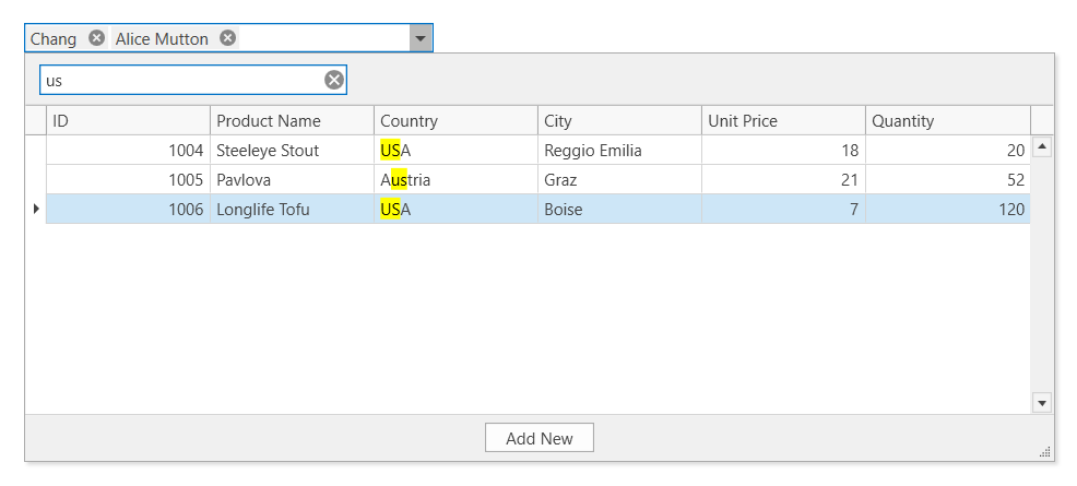 SearchTokenLookUpEdit